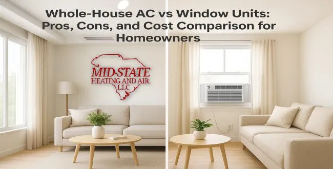 Compare Central AC and Window Units: Costs & Pros/Cons