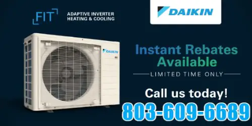 HVAC promotions and specials for Daikin ductless systems in Columbia, SC